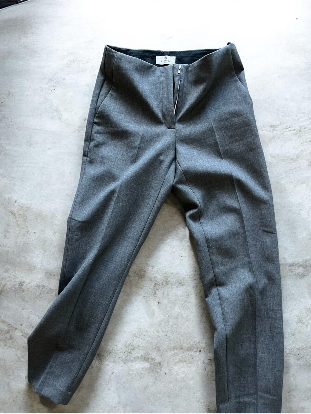 Aritzia Gray Tailored Dress Trousers